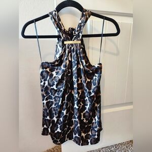 Trina Turk 95% Silk Halter Top
